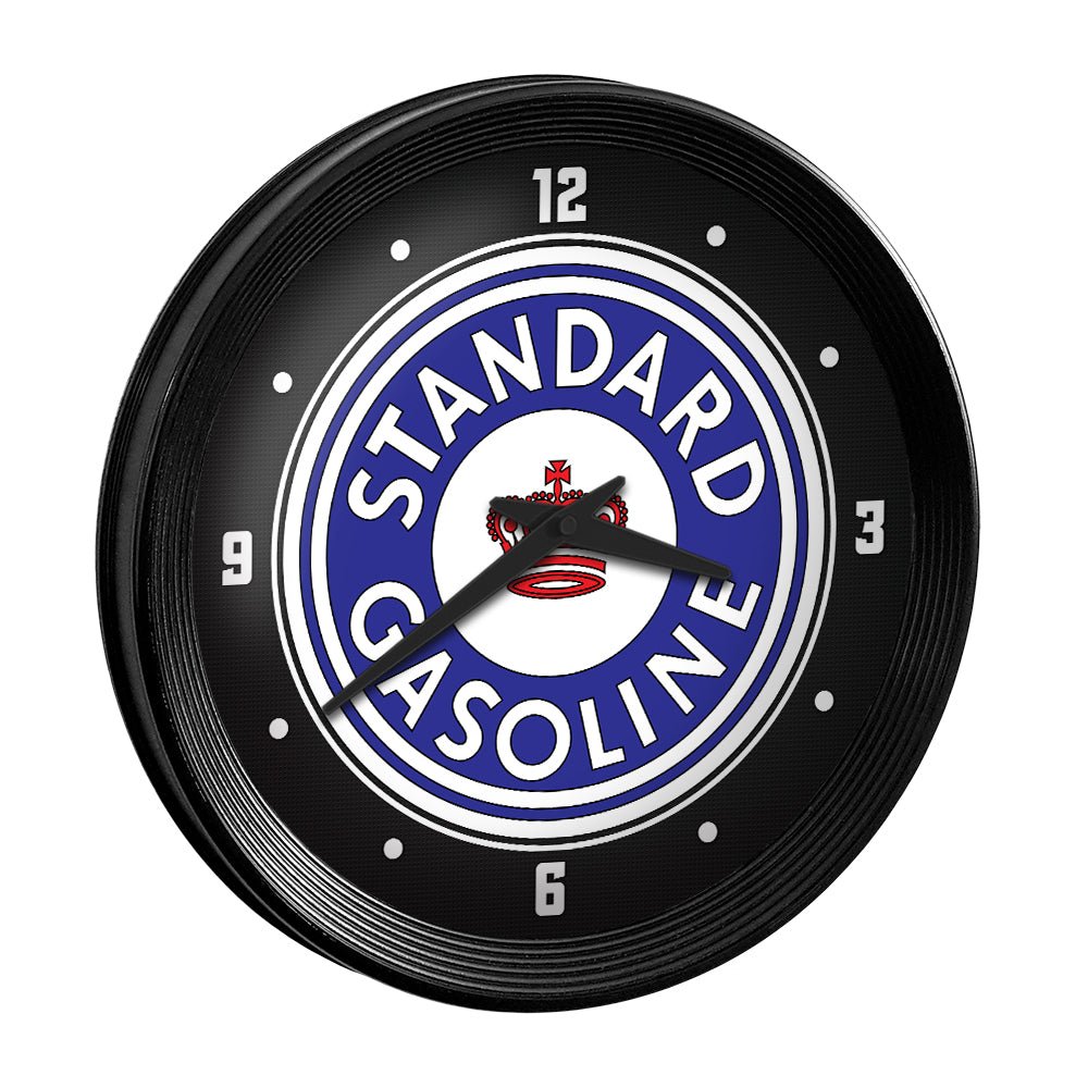 Standard: Red Crown - Ribbed Frame Wall Clock - The Fan-Brand
