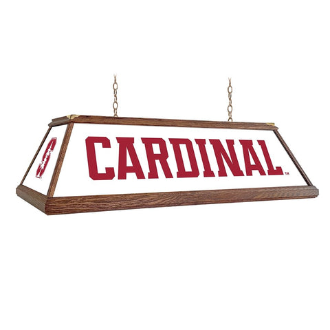 Stanford Cardinal: Cardinal - Premium Wood Pool Table Light - The Fan-Brand