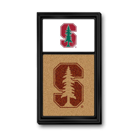 Stanford Cardinal: Dual Logo - Cork Note Board - The Fan-Brand