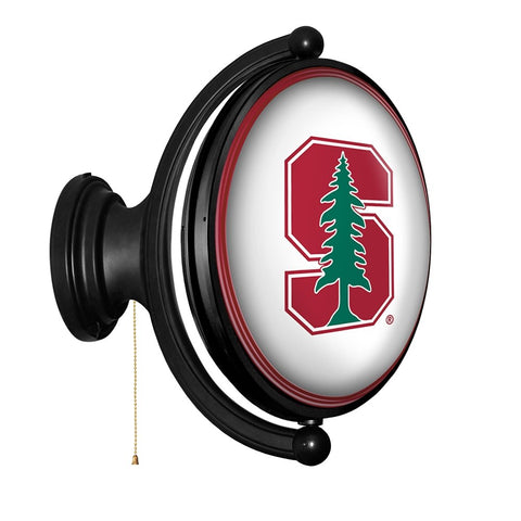 Stanford Cardinal: Original Oval Rotating Lighted Wall Sign - The Fan-Brand