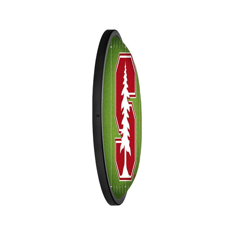 Stanford Cardinals: On the 50 - Oval Slimline Lighted Wall Sign - The Fan-Brand