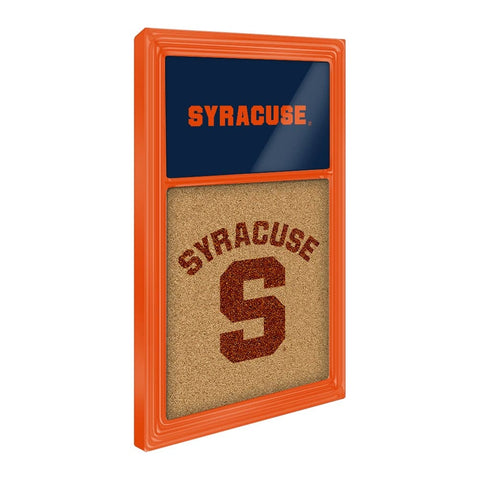 Syracuse Orange: Dual Logos - Cork Note Board - The Fan-Brand