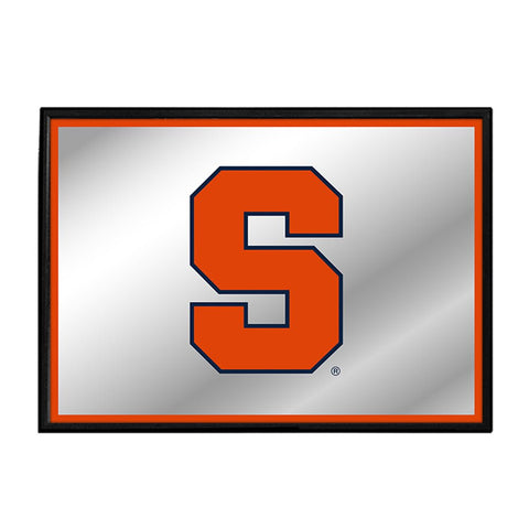 Syracuse Orange: Framed Mirrored Wall Sign - The Fan-Brand