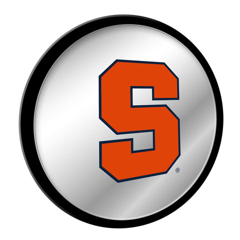 Syracuse Orange: Modern Disc Mirrored Wall Sign - The Fan-Brand