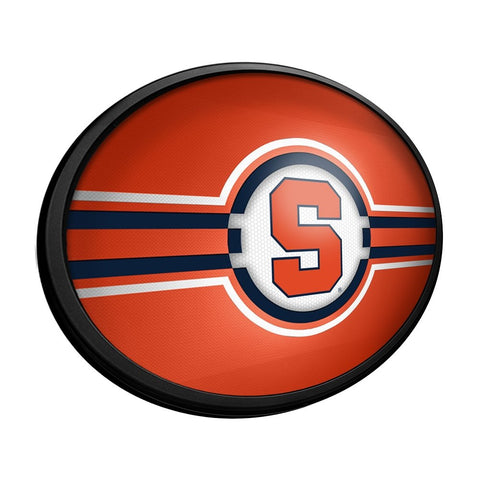 Syracuse Orange: Oval Slimline Lighted Wall Sign - The Fan-Brand