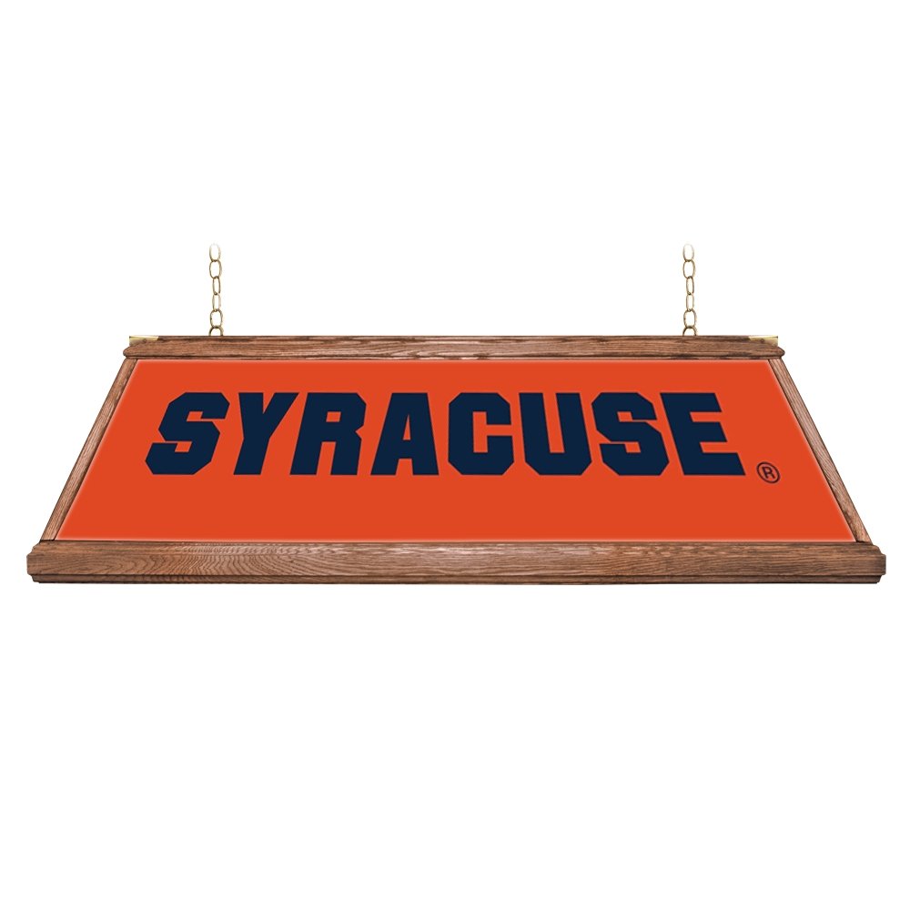 Syracuse Orange: Premium Wood Pool Table Light - The Fan-Brand