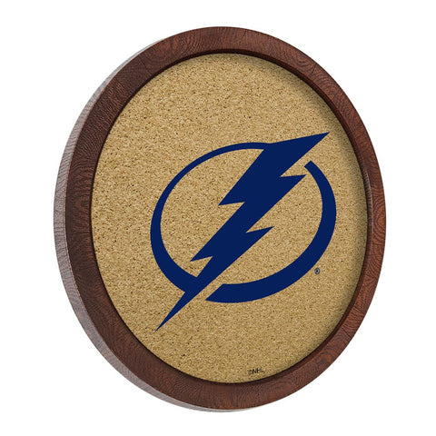 Tampa Bay Lightning: Barrel Top Cork Note Board - The Fan-Brand