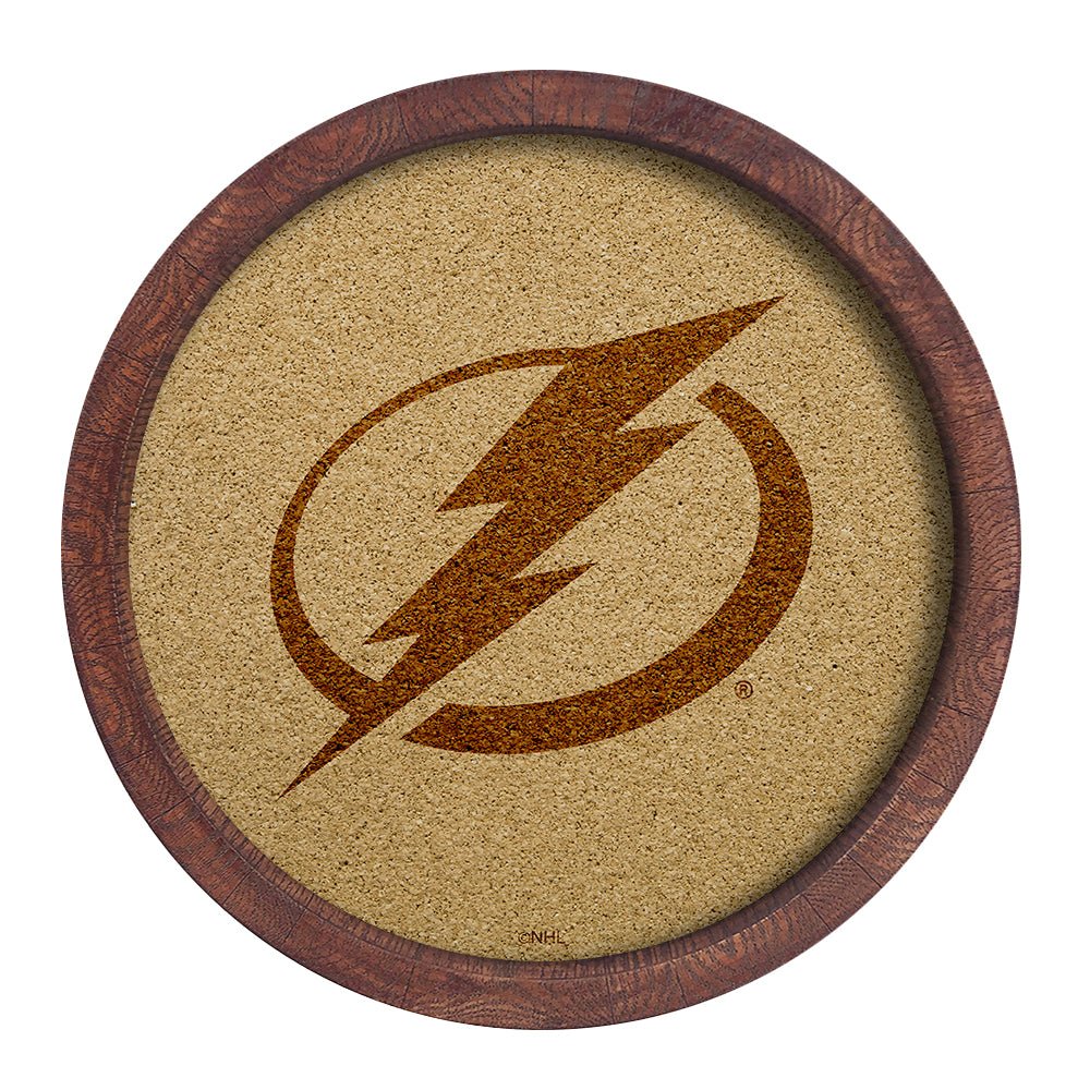 Tampa Bay Lightning: Barrel Top Cork Note Board - The Fan-Brand