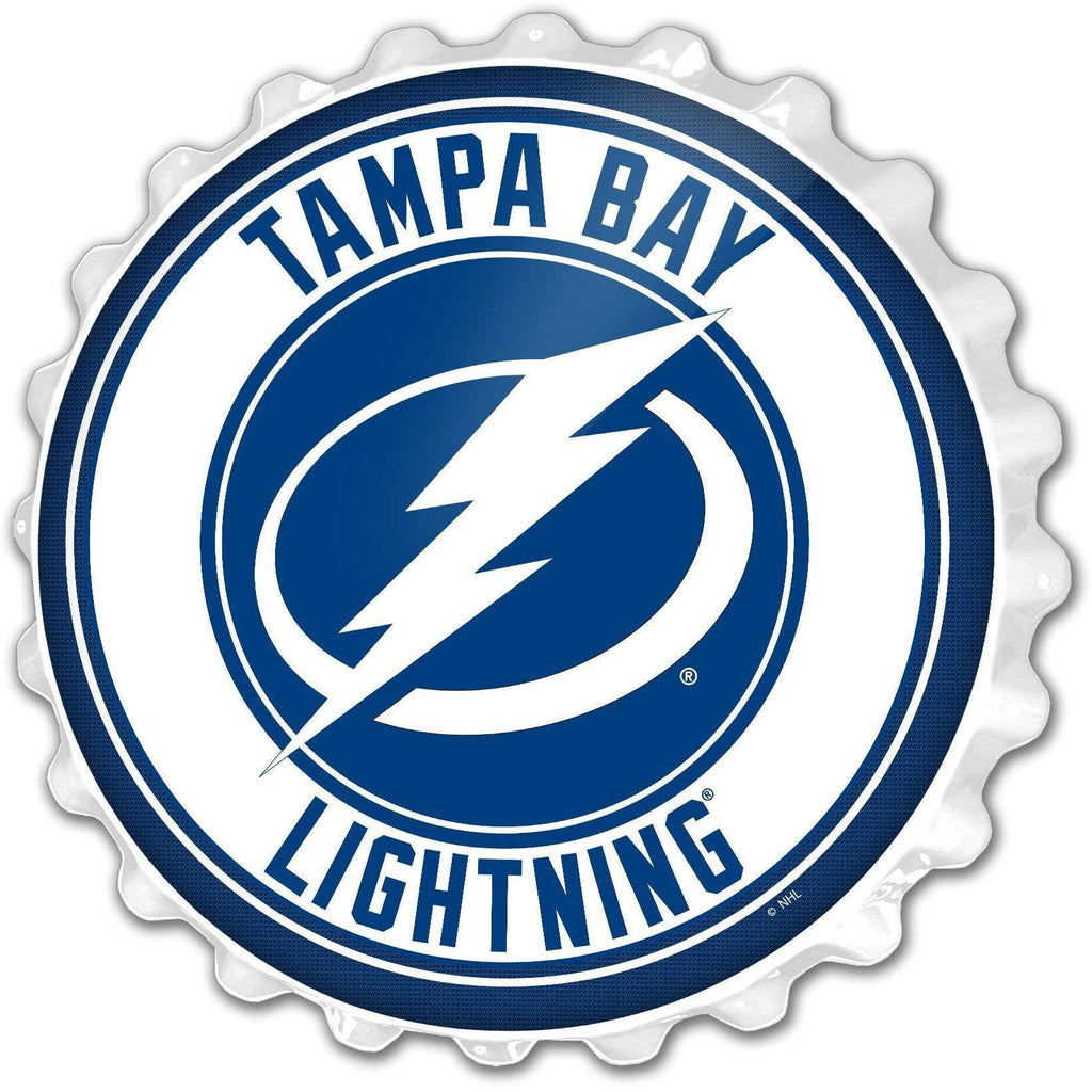 Tampa Bay Lightning: Bottle Cap Wall Sign - The Fan-Brand