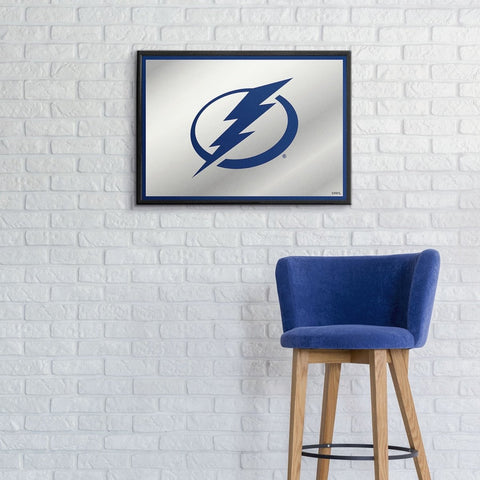 Tampa Bay Lightning: Framed Mirrored Wall Sign - The Fan-Brand