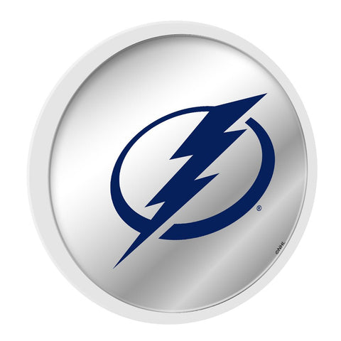 Tampa Bay Lightning: Modern Disc Mirrored Wall Sign - The Fan-Brand