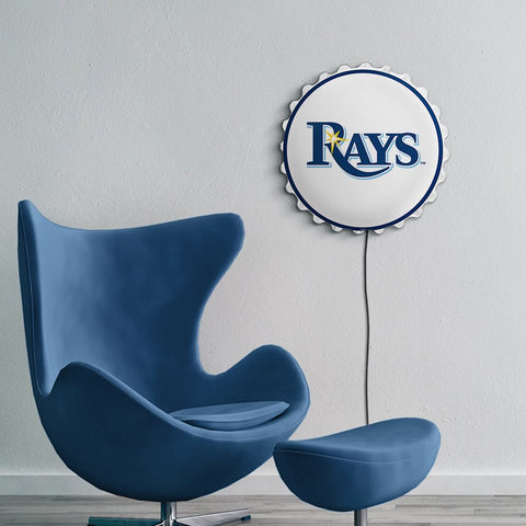 Tampa Bay Rays: Bottle Cap Wall Light - The Fan-Brand