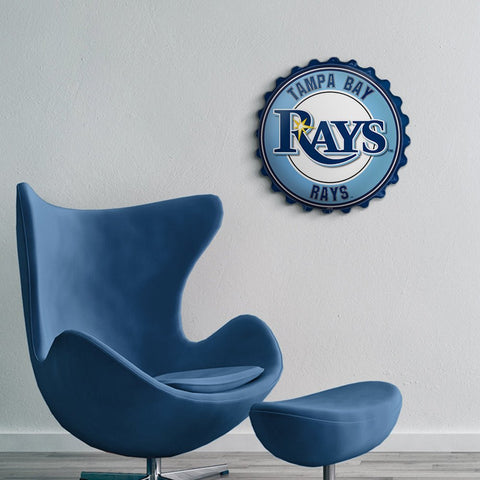 Tampa Bay Rays: Bottle Cap Wall Sign - The Fan-Brand