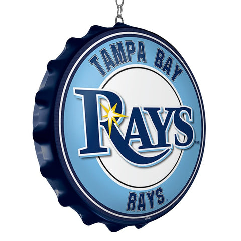 Tampa Bay Rays: Double-Sided Bottle Cap Dangler - The Fan-Brand