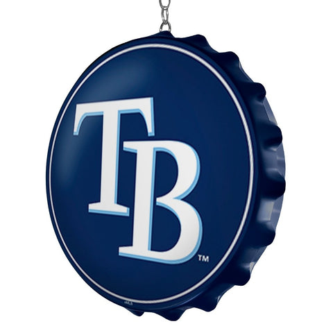 Tampa Bay Rays: Double-Sided Bottle Cap Dangler - The Fan-Brand