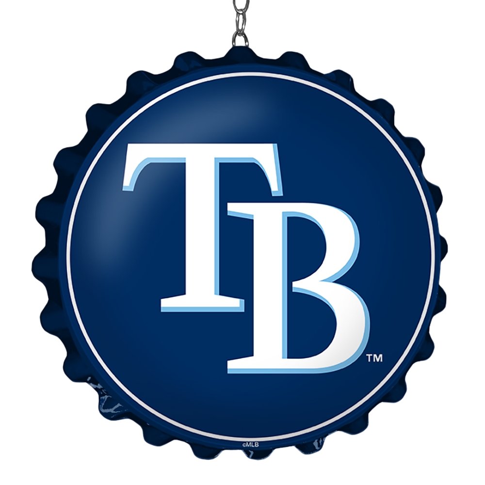 Tampa Bay Rays: Logo - Bottle Cap Dangler - The Fan-Brand