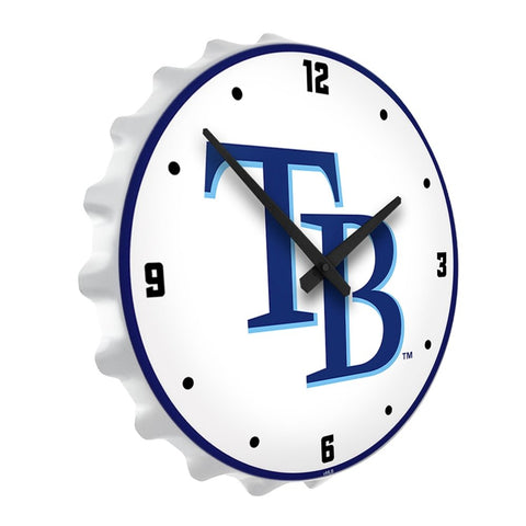 Tampa Bay Rays: Retro Lighted Wall Clock - The Fan-Brand