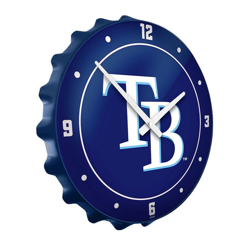 Tampa Bay Rays: Logo - Bottle Cap Wall Clock - The Fan-Brand