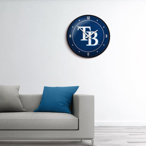 Tampa Bay Rays: Logo - Modern Disc Wall Clock - The Fan-Brand