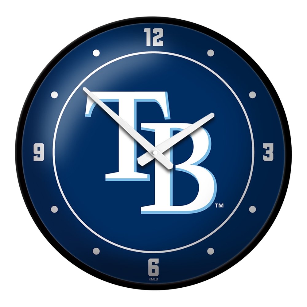 Tampa Bay Rays: Logo - Modern Disc Wall Clock - The Fan-Brand