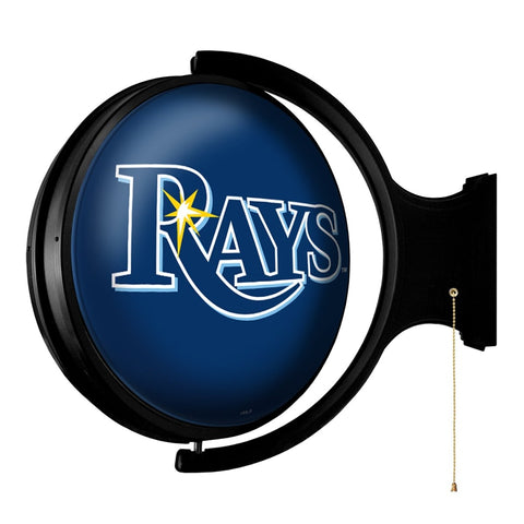 Tampa Bay Rays: Logo - Original Round Rotating Lighted Wall Sign - The Fan-Brand