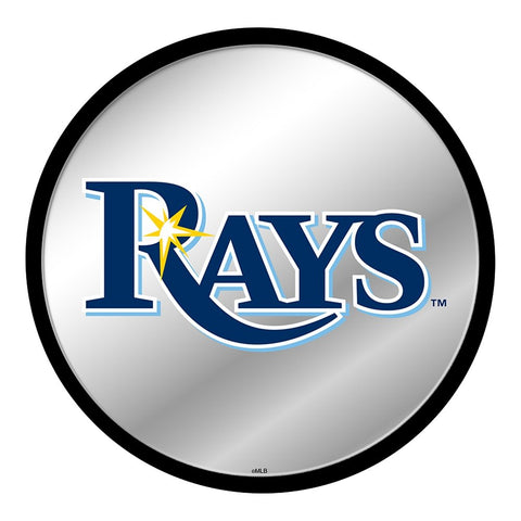 Tampa Bay Rays: Modern Disc Mirrored Wall Sign - The Fan-Brand