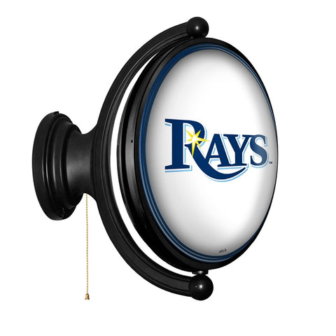 Tampa Bay Rays: Original Oval Rotating Lighted Wall Sign - The Fan-Brand