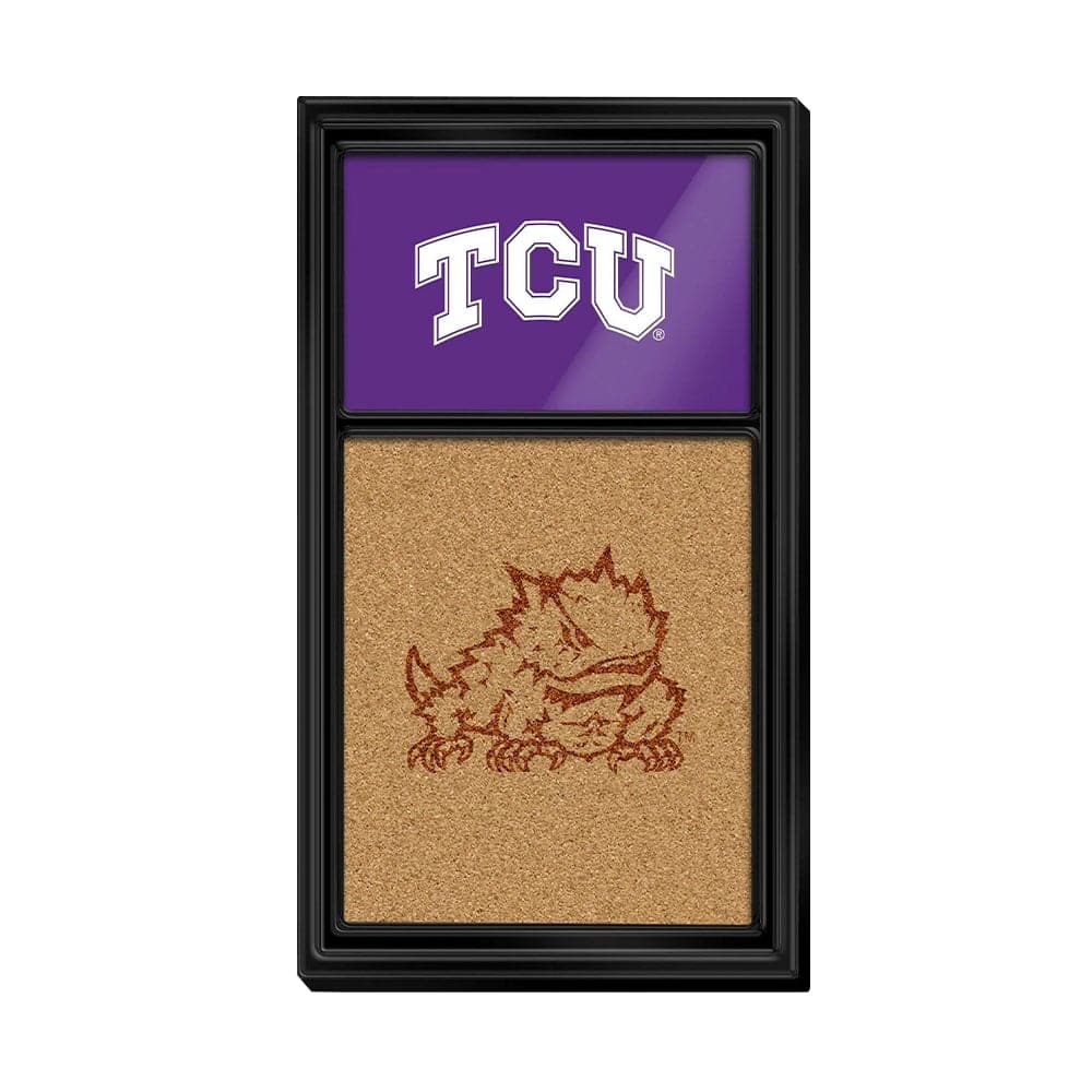 TCU Horned Frogs: Horned Frog - Cork Note Board - The Fan-Brand