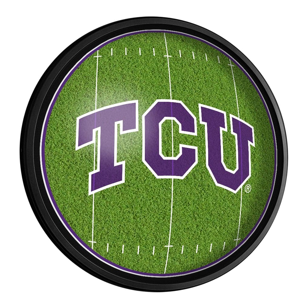TCU Horned Frogs: On the 50 - Slimline Lighted Wall Sign - The Fan-Brand