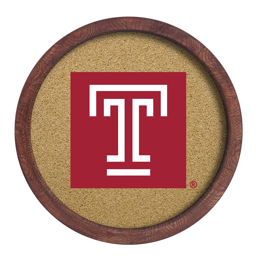 Temple Owls: Barrel Top Cork Note Board - The Fan-Brand