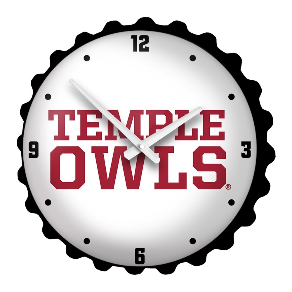 Temple Owls: Bottle Cap Wall Clock - The Fan-Brand