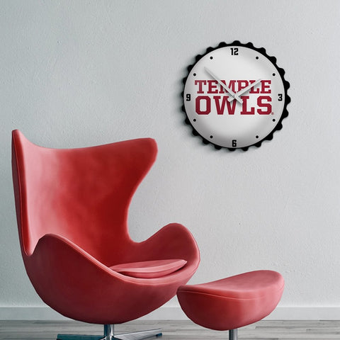 Temple Owls: Bottle Cap Wall Clock - The Fan-Brand