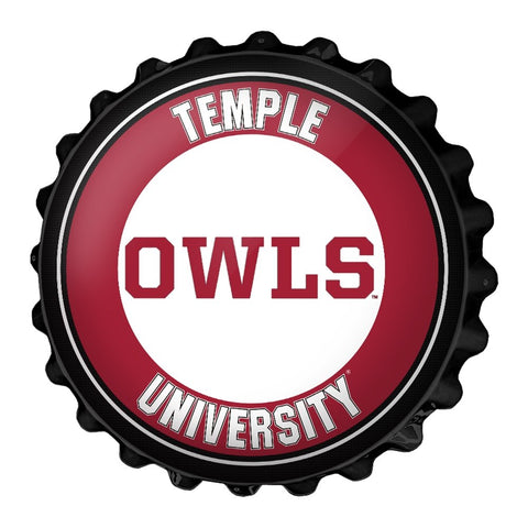 Temple Owls: Bottle Cap Wall Sign - The Fan-Brand