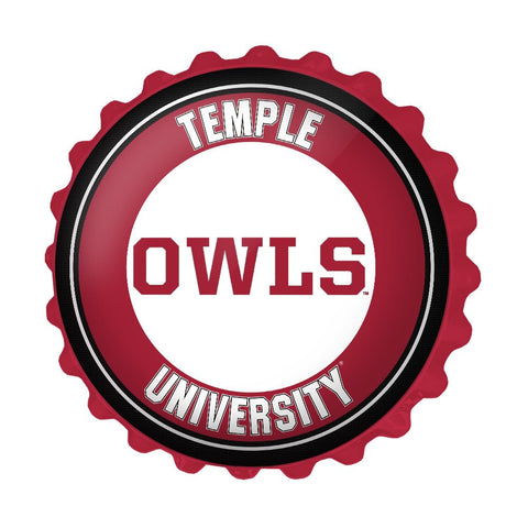 Temple Owls: Bottle Cap Wall Sign - The Fan-Brand