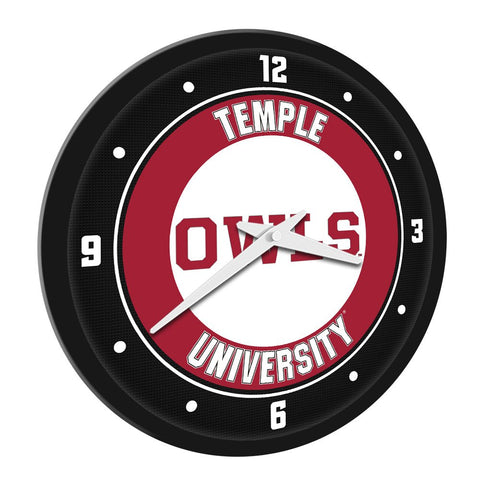 Temple Owls: Owls - Modern Disc Wall Clock - The Fan-Brand