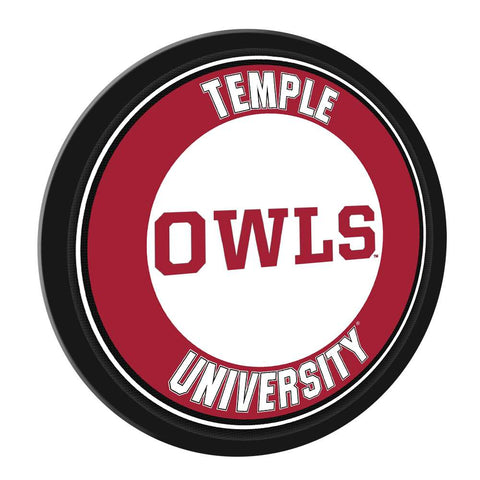 Temple Owls: Owls - Modern Disc Wall Sign - The Fan-Brand