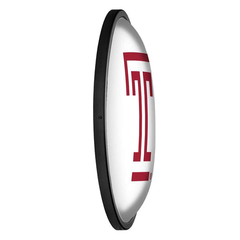 Temple Owls: Round Slimline Lighted Wall Sign - The Fan-Brand