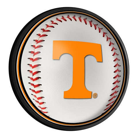 Tennessee Volunteers: Baseball - Slimline Lighted Wall Sign - The Fan-Brand