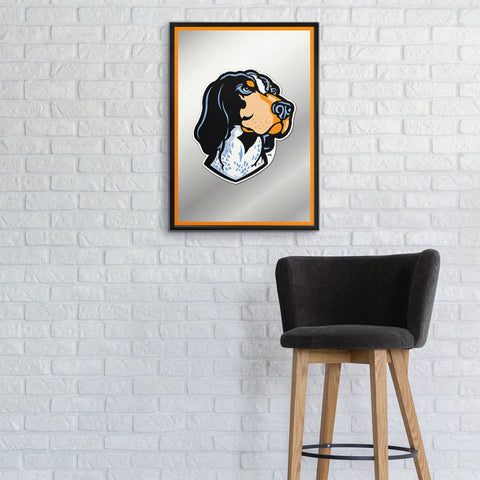 Tennessee Volunteers: Mascot - Framed Mirrored Wall Sign - The Fan-Brand