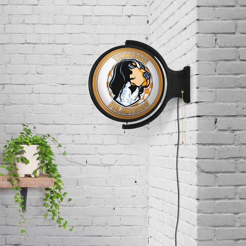 Tennessee Volunteers: Mascot - Original Round Rotating Lighted Wall Sign - The Fan-Brand