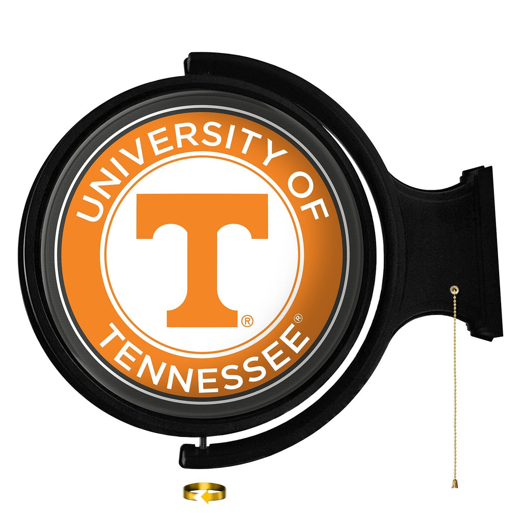 Tennessee Volunteers: Original Round Rotating Lighted Wall Sign - The Fan-Brand