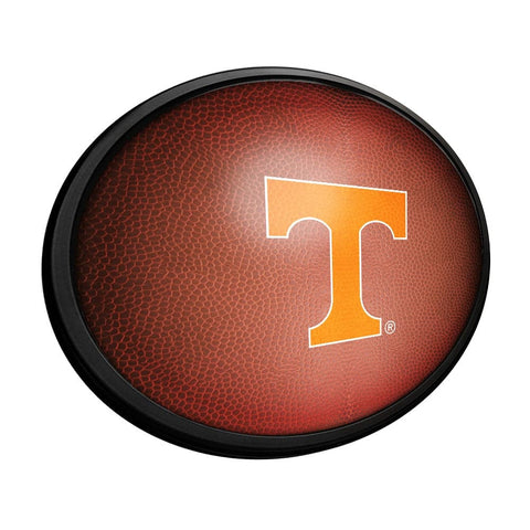 Tennessee Volunteers: Pigskin - Oval Slimline Lighted Wall Sign - The Fan-Brand