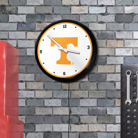 Tennessee Volunteers: Retro Lighted Wall Clock - The Fan-Brand