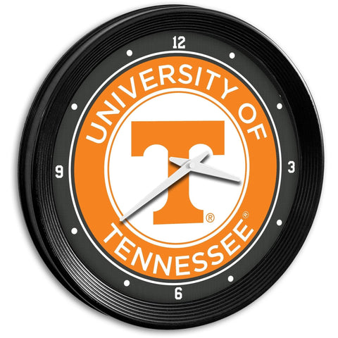 Tennessee Volunteers: Ribbed Frame Wall Clock - The Fan-Brand