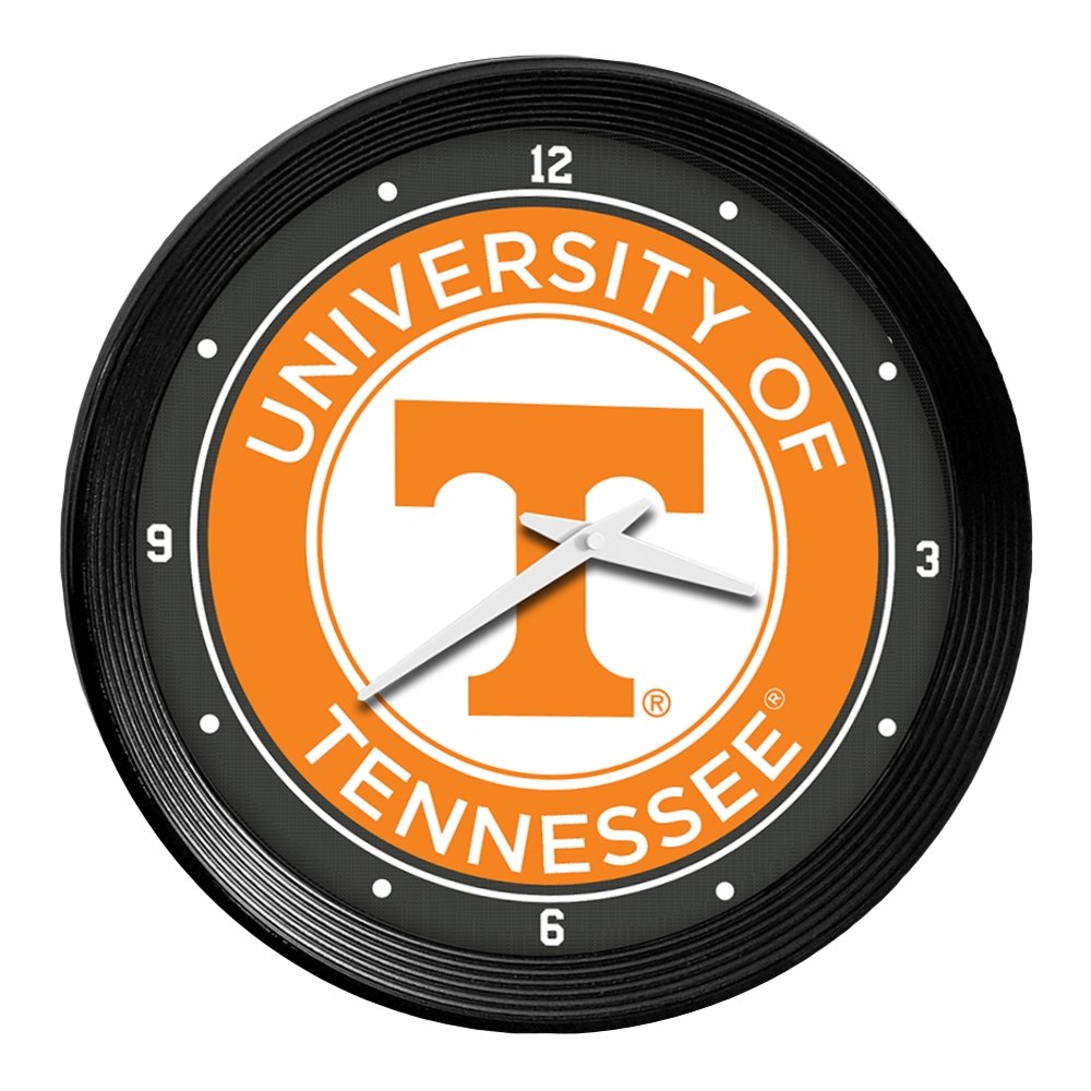 Tennessee Volunteers: Ribbed Frame Wall Clock - The Fan-Brand