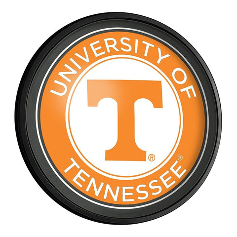 Tennessee Volunteers: Round Slimline Lighted Wall Sign - The Fan-Brand