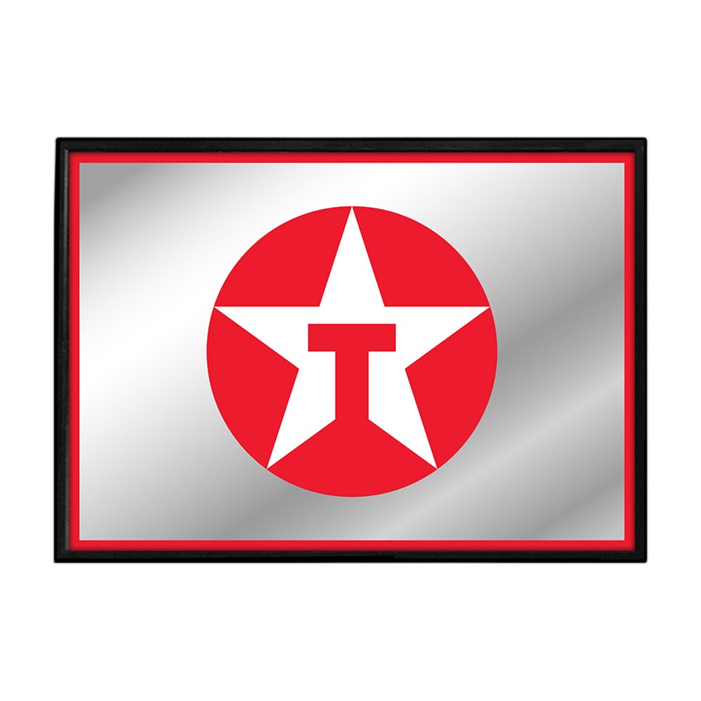 Texaco: Framed Mirrored Wall Sign - The Fan-Brand