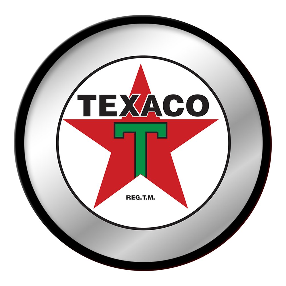 Texaco: Heritage - Modern Disc Mirrored Wall Sign - The Fan-Brand