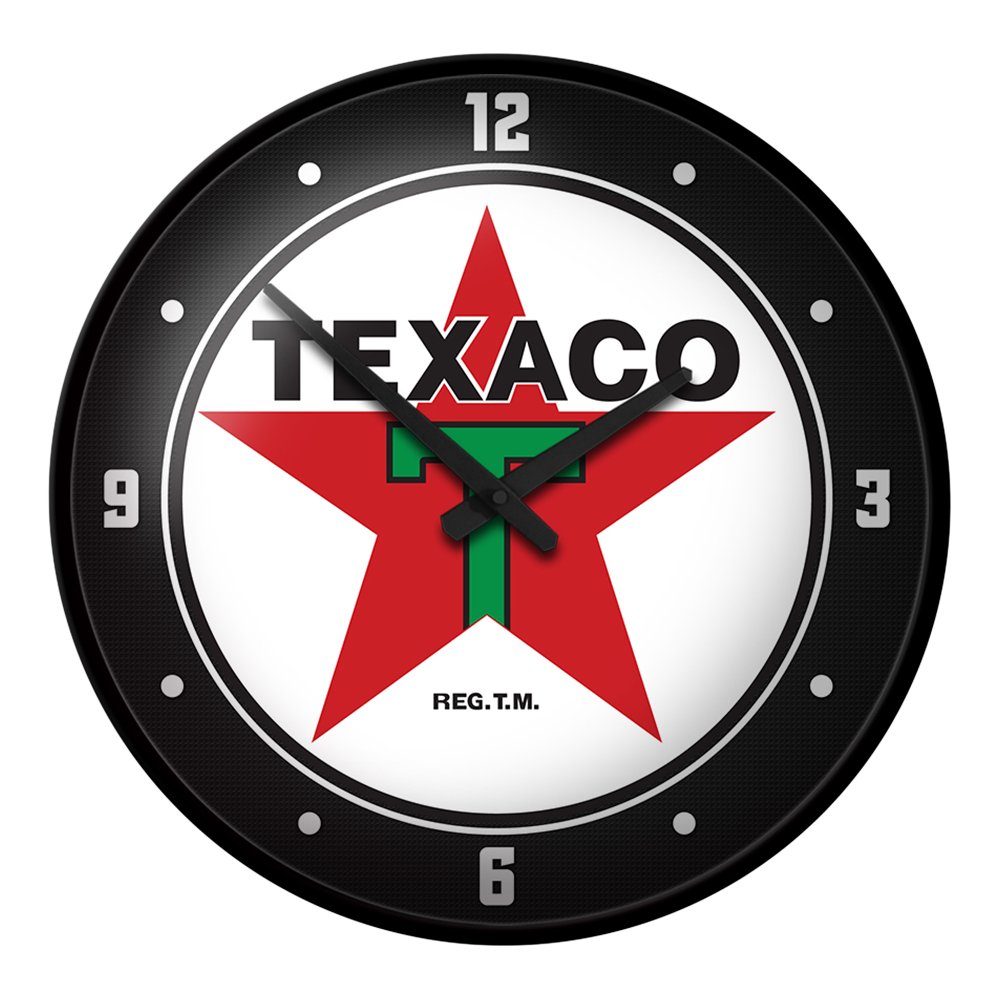 Texaco: Heritage - Modern Disc Wall Clock - The Fan-Brand