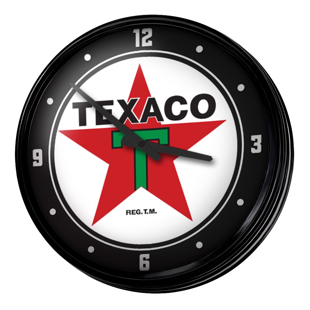 Texaco: Heritage - Retro Lighted Wall Clock - The Fan-Brand